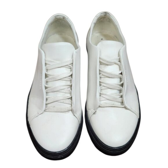 Diverge Mens Cust Leather White Gray Black V17 White Leather w/ Grey minimal low - Picture 5 of 12